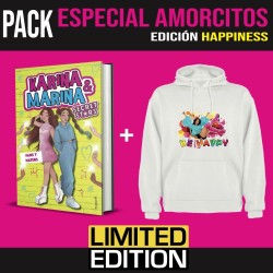 Pack Especial AMORCITOS - Edición HAPPINESS - Libro Fans y Haters + Sudarera