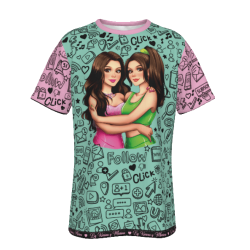 Camiseta "FOLLOW" - KYM Wear by Karina & Marina + Chapa de regalo