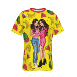 Camiseta "HELLO SUMMER" - KYM Wear by Karina & Marina + Chapa de regalo