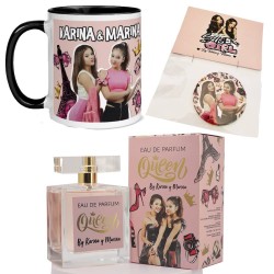 Pack Queen - Perfume Queen + Taza + Espejo redondo