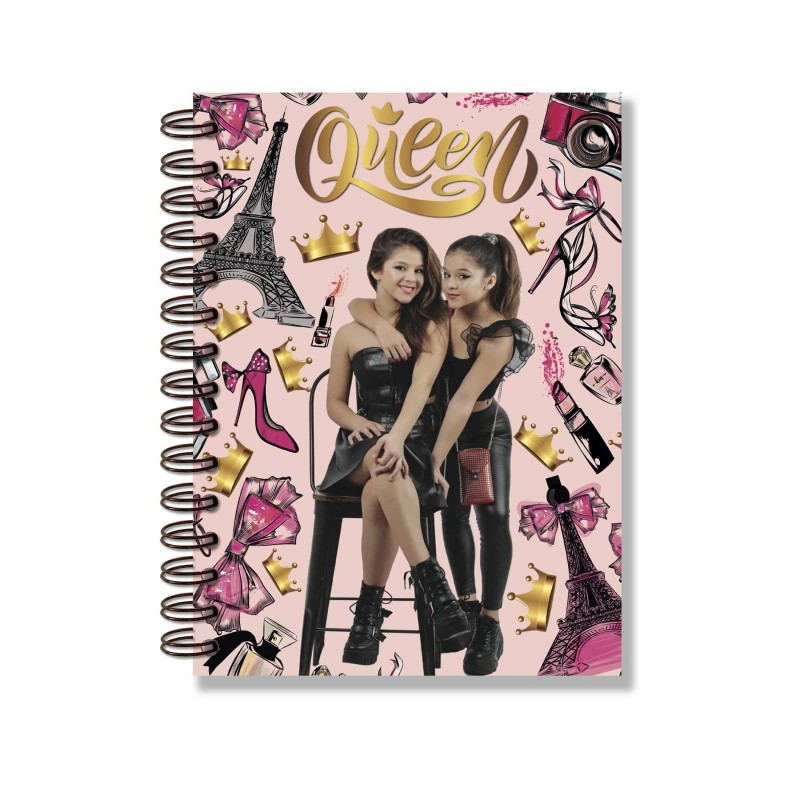 Libreta Anillada Queen by Karina y Marina Libreta Anillada Queen by Karina y Marina