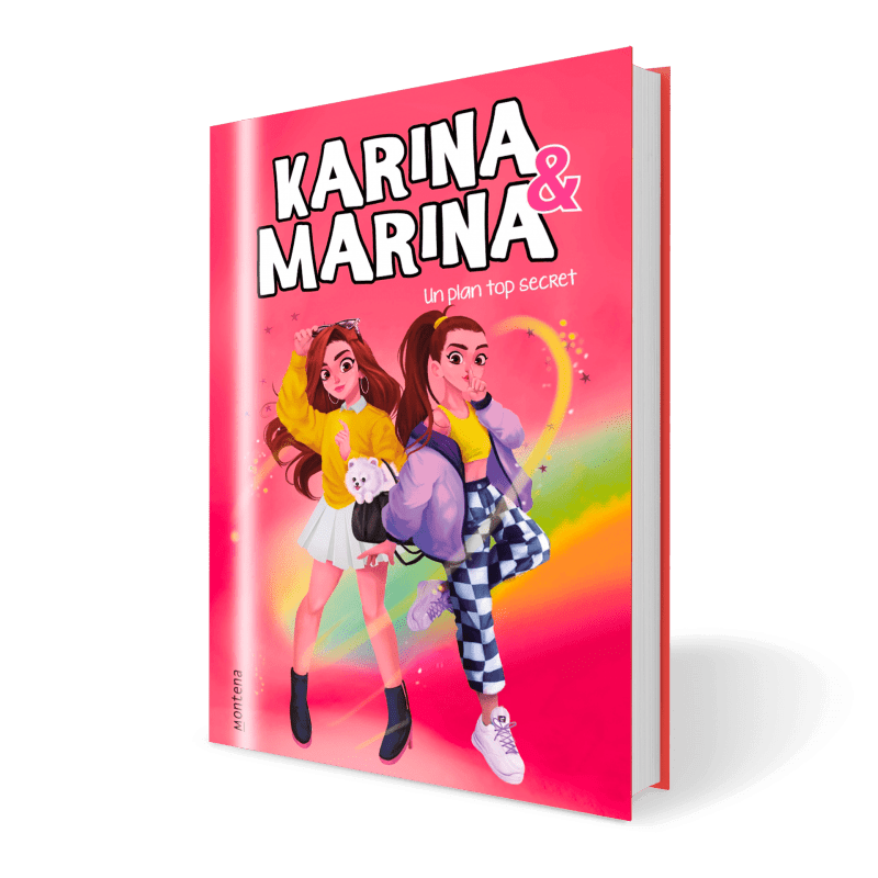 Libro Un Plan Top Secret - Karina & Marina 6  Dedicado + Pegatinas Troqueladas + MarcaPagina